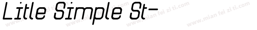 Litle Simple St字体转换